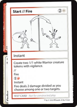 Start // Fire (2021 Edition) [Mystery Booster Playtest Cards] | Play N Trade Winnipeg