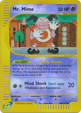 Mr Mime (95b/147) [Aquapolis] | Play N Trade Winnipeg