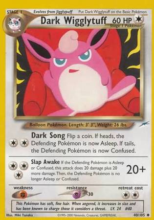 Dark Wigglytuff (40/105) [Neo Destiny Unlimited] | Play N Trade Winnipeg