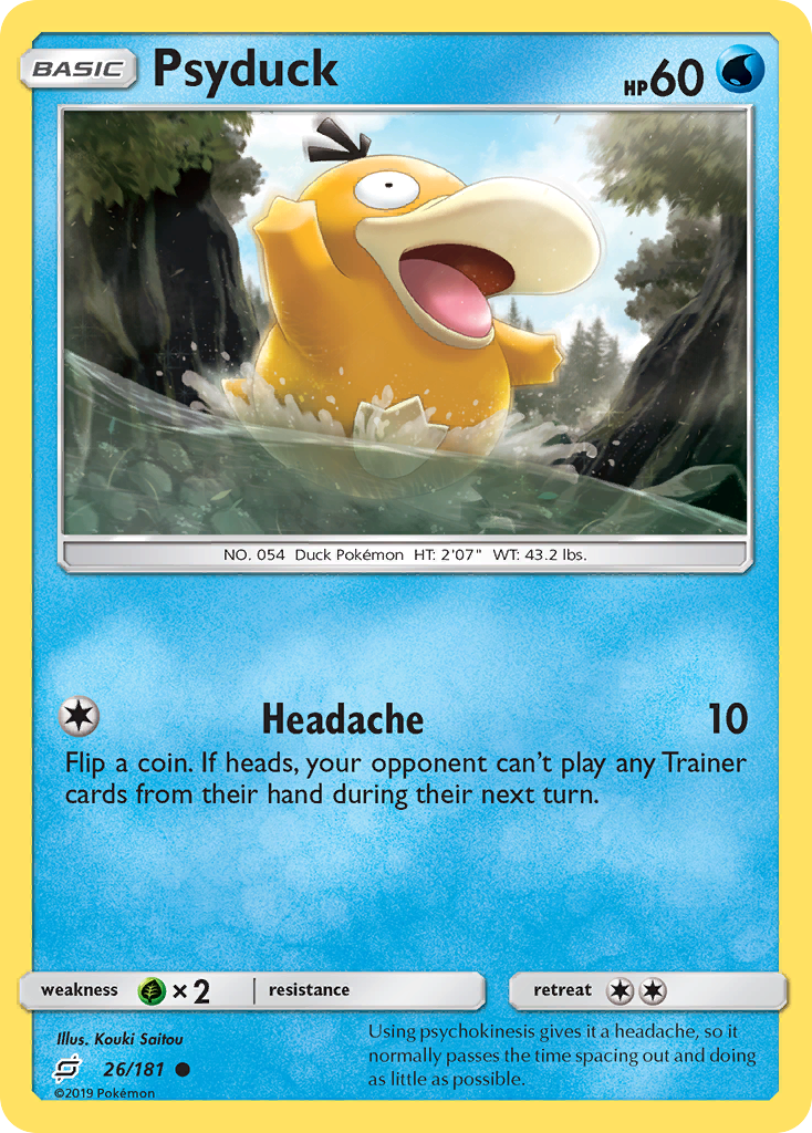 Psyduck (26/181) [Sun & Moon: Team Up] | Play N Trade Winnipeg