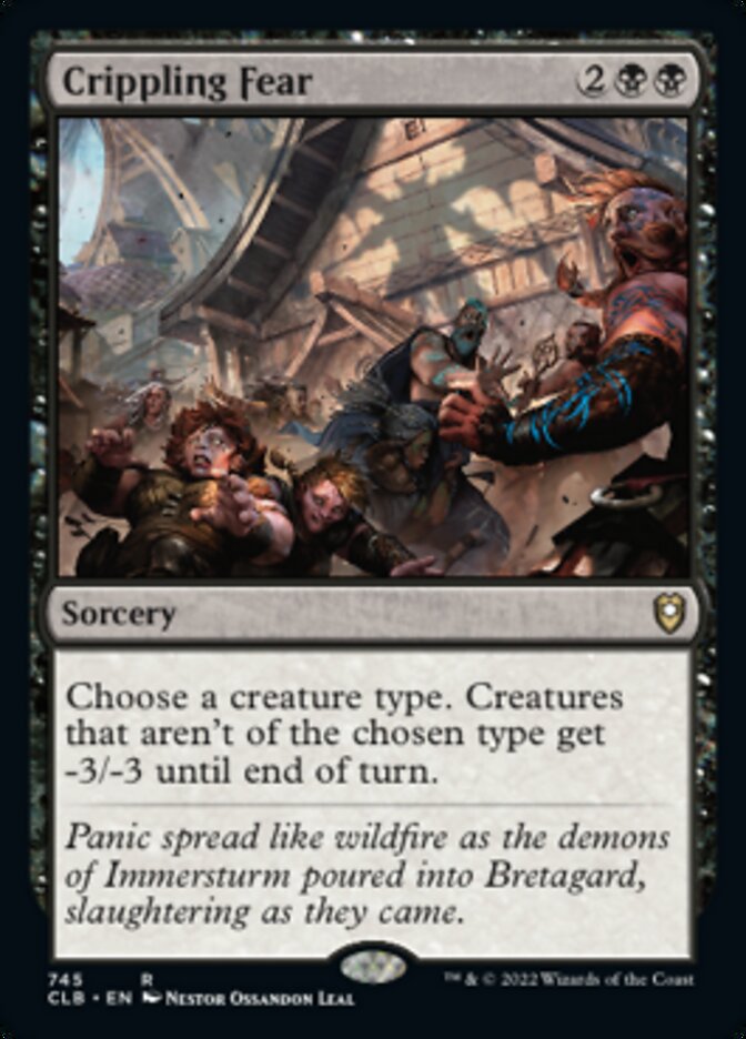 Crippling Fear [Commander Legends: Battle for Baldur's Gate] | Play N Trade Winnipeg