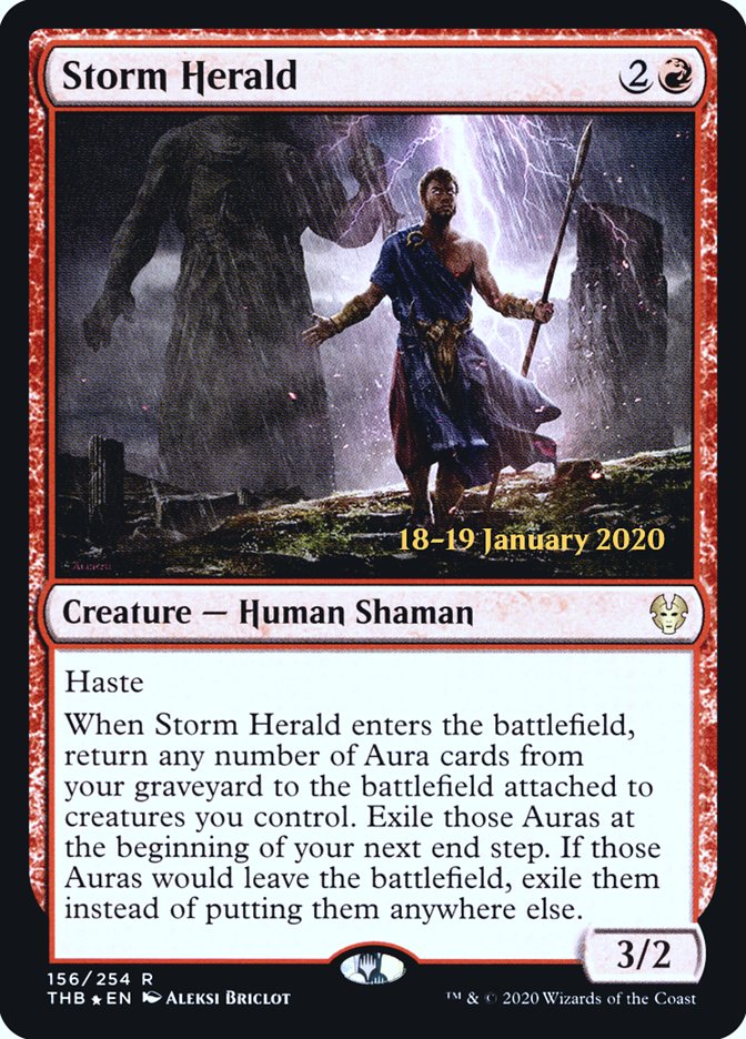 Storm Herald [Theros Beyond Death Prerelease Promos] | Play N Trade Winnipeg