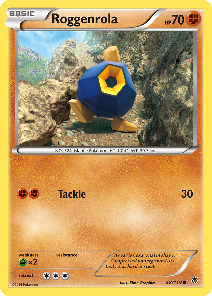 Roggenrola (48/119) [XY: Phantom Forces] | Play N Trade Winnipeg