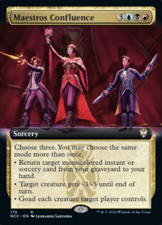Maestros Confluence (Extended Art) [Streets of New Capenna Commander] | Play N Trade Winnipeg