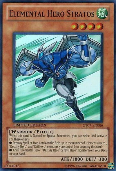 Elemental Hero Stratos [CT07-EN006] Super Rare | Play N Trade Winnipeg