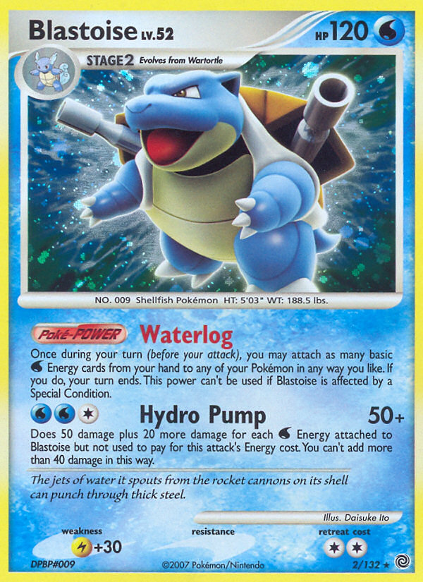 Blastoise (2/132) [Diamond & Pearl: Secret Wonders] | Play N Trade Winnipeg