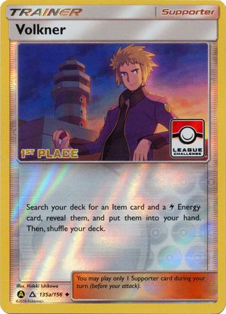 Volkner (135a/156) (League Challenge 1st Place) [Sun & Moon: Ultra Prism] | Play N Trade Winnipeg