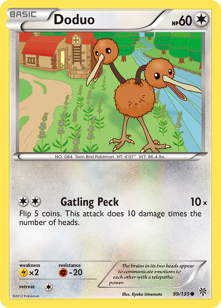 Doduo (99/135) [Black & White: Plasma Storm] | Play N Trade Winnipeg