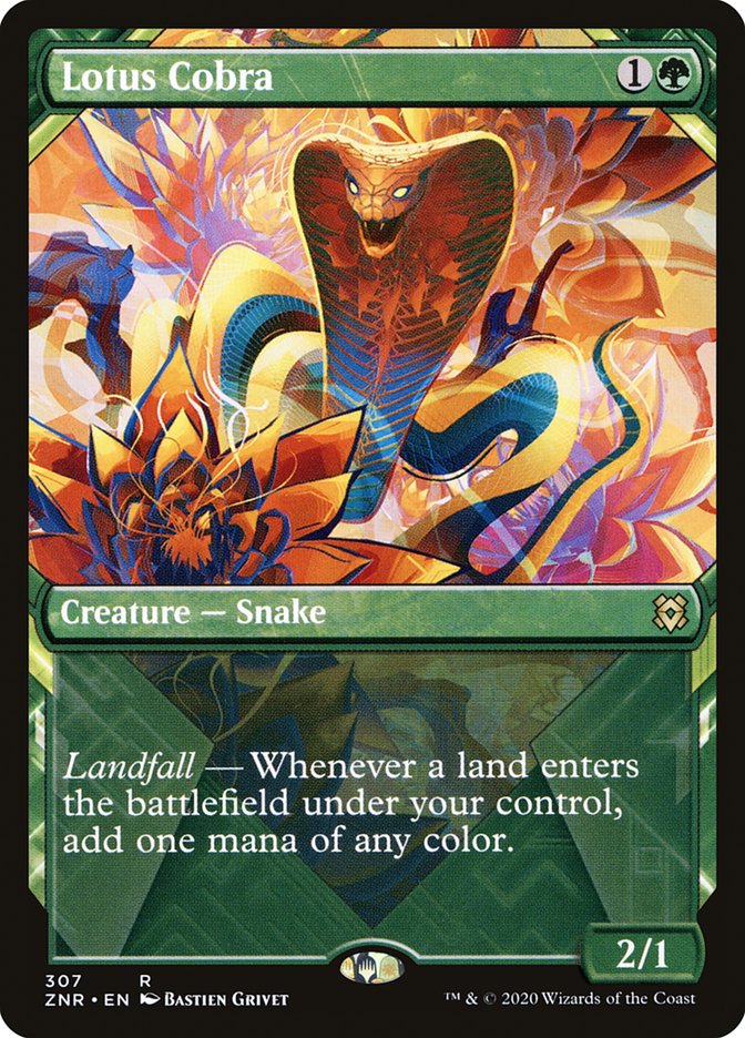 Lotus Cobra (Showcase) [Zendikar Rising] | Play N Trade Winnipeg