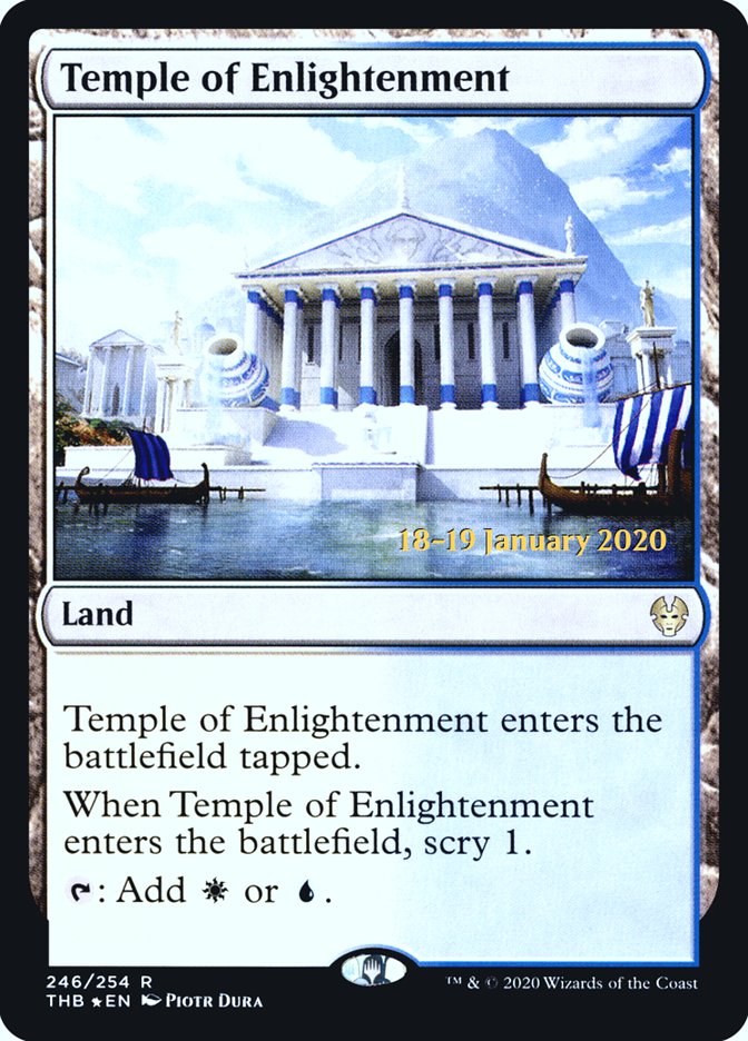 Temple of Enlightenment [Theros Beyond Death Prerelease Promos] | Play N Trade Winnipeg