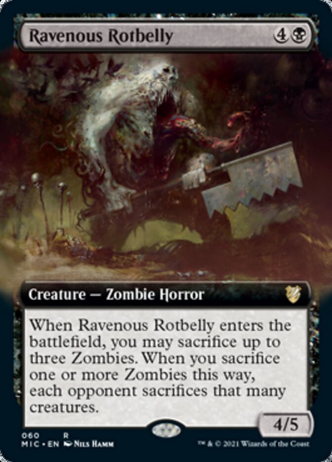 Ravenous Rotbelly (Extended) [Innistrad: Midnight Hunt Commander] | Play N Trade Winnipeg