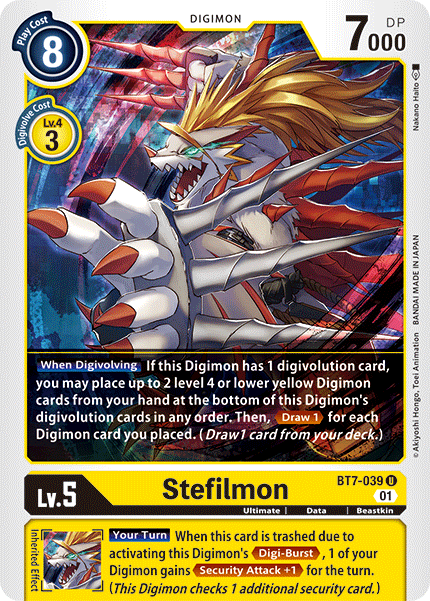 Stefilmon [BT7-039] [Next Adventure] | Play N Trade Winnipeg