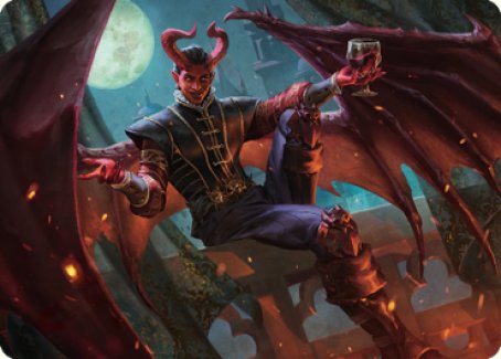 Raphael, Fiendish Savior Art Card (40) [Commander Legends: Battle for Baldur's Gate Art Series] | Play N Trade Winnipeg