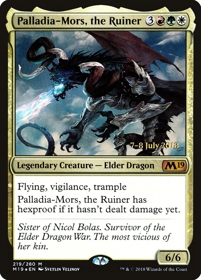 Palladia-Mors, the Ruiner  [Core Set 2019 Prerelease Promos] | Play N Trade Winnipeg