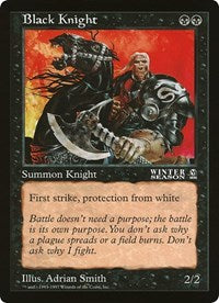 Black Knight (Oversized) [Oversize Cards] | Play N Trade Winnipeg