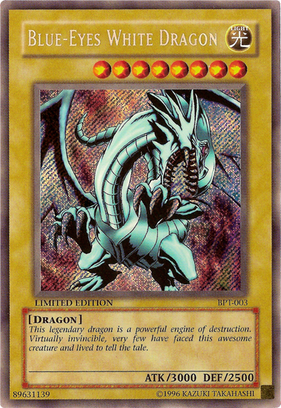 Blue-Eyes White Dragon [BPT-003] Secret Rare | Play N Trade Winnipeg