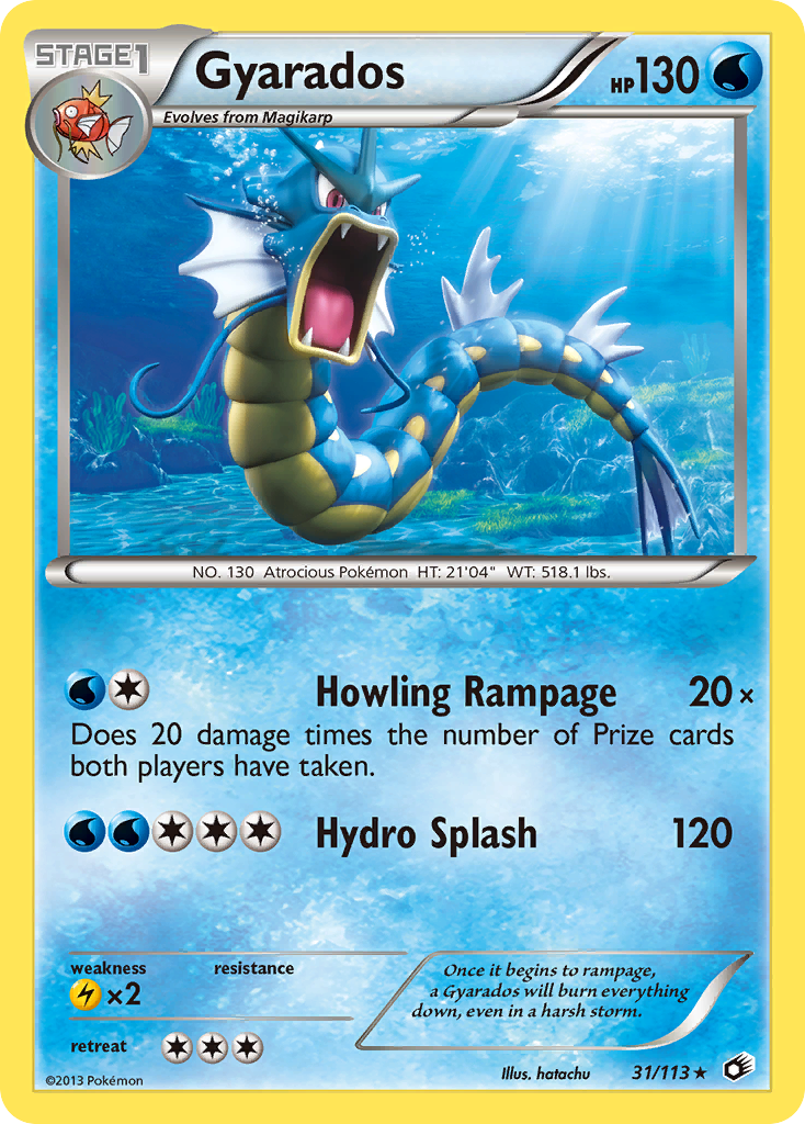 Gyarados (31/113) [Black & White: Legendary Treasures] | Play N Trade Winnipeg