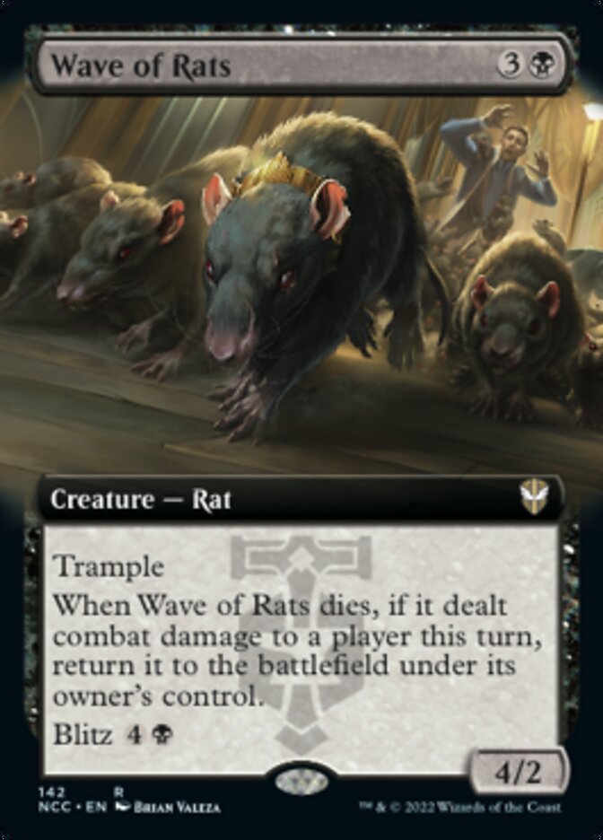 Wave of Rats (Extended Art) [Streets of New Capenna Commander] | Play N Trade Winnipeg