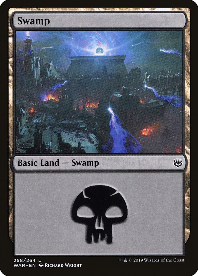 Swamp (258) [War of the Spark] | Play N Trade Winnipeg