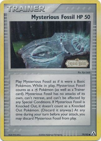 Mysterious Fossil (79/92) (Stamped) [EX: Legend Maker] | Play N Trade Winnipeg