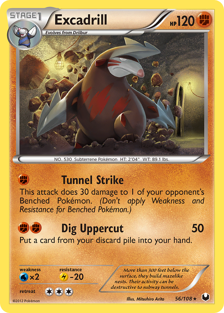 Excadrill (56/108) [Black & White: Dark Explorers] | Play N Trade Winnipeg