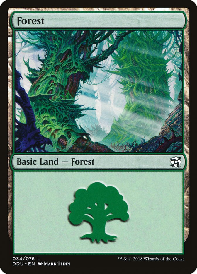 Forest (34) [Duel Decks: Elves vs. Inventors] | Play N Trade Winnipeg