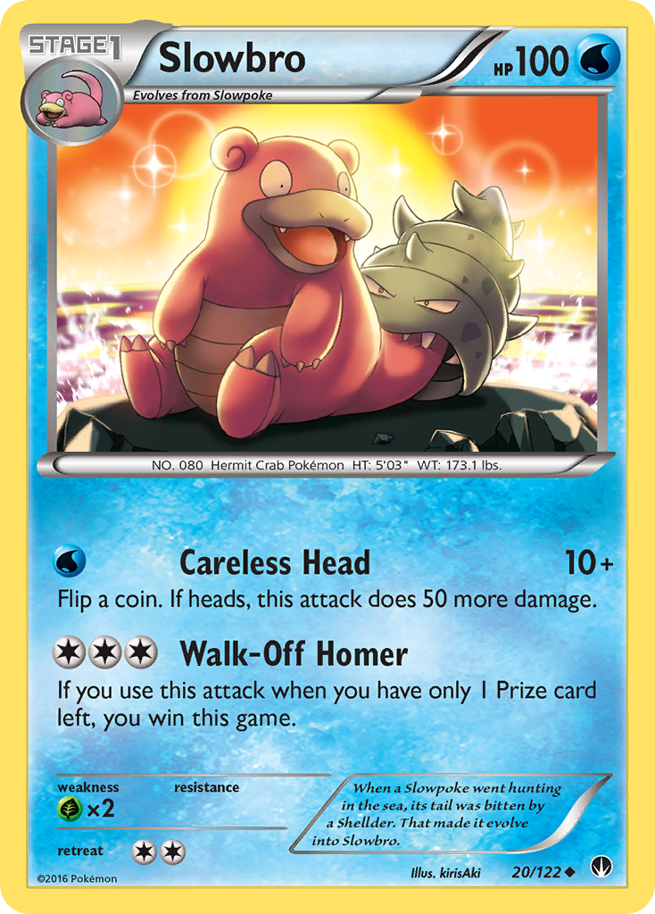 Slowbro (20/122) [XY: BREAKpoint] | Play N Trade Winnipeg