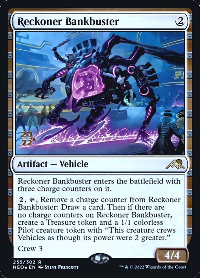 Reckoner Bankbuster [Kamigawa: Neon Dynasty Prerelease Promos] | Play N Trade Winnipeg