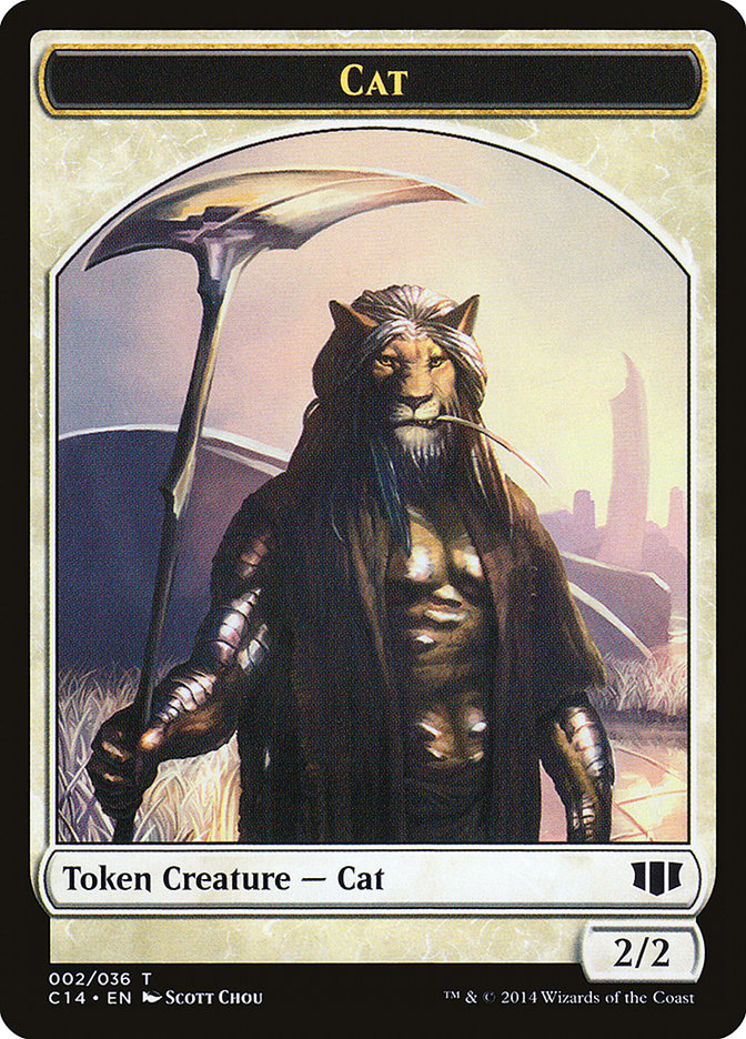 Angel // Cat Double-sided Token [Commander 2014 Tokens] | Play N Trade Winnipeg