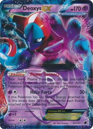 Deoxys EX (53/116) (Jumbo Card) [Black & White: Plasma Freeze] | Play N Trade Winnipeg