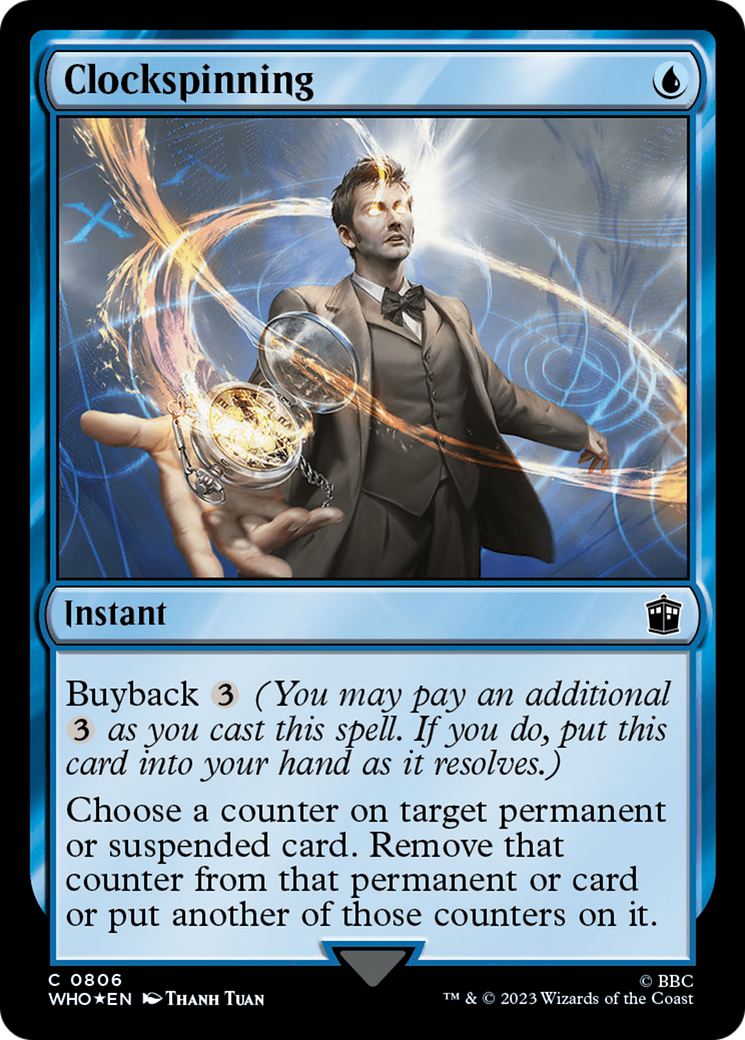 Clockspinning (Surge Foil) [Doctor Who] | Play N Trade Winnipeg