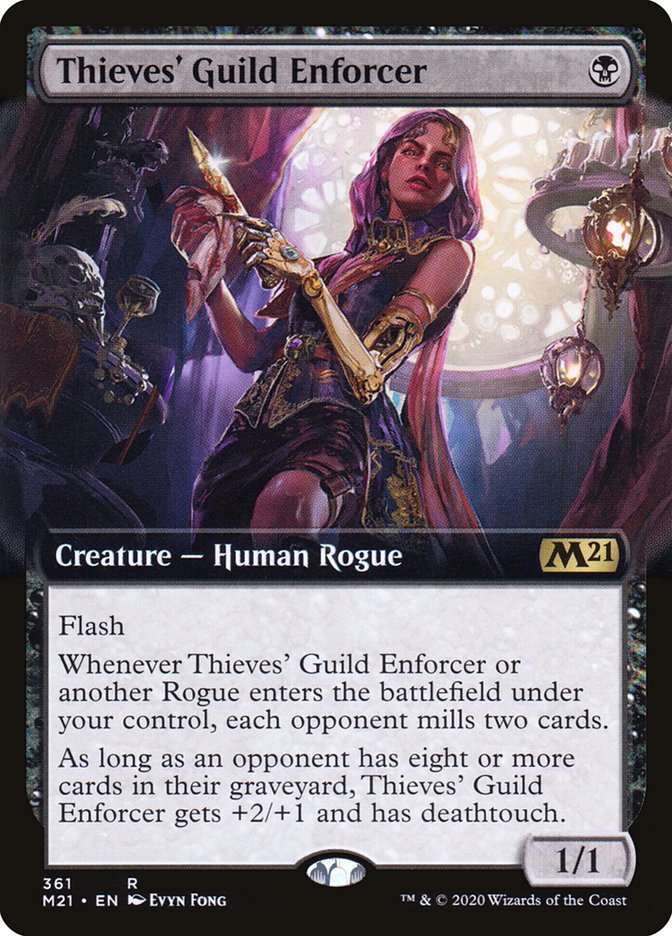 Thieves' Guild Enforcer (Extended) [Core Set 2021] | Play N Trade Winnipeg