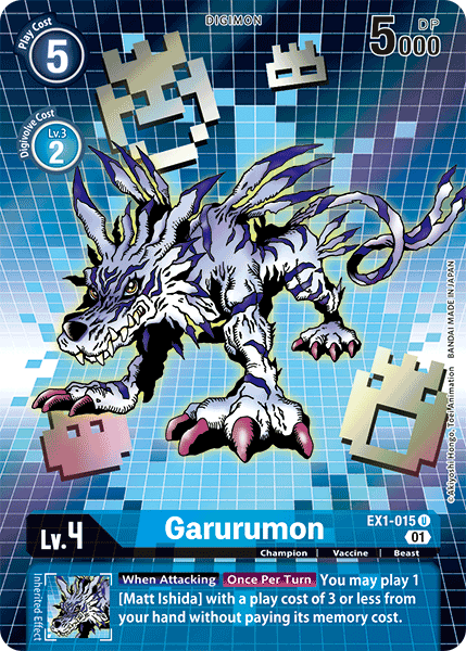 Garurumon [EX1-015] (Alternate Art) [Classic Collection] | Play N Trade Winnipeg