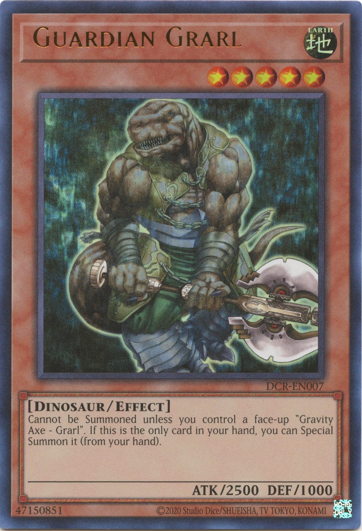 Guardian Grarl (25th Anniversary) [DCR-EN007] Ultra Rare | Play N Trade Winnipeg