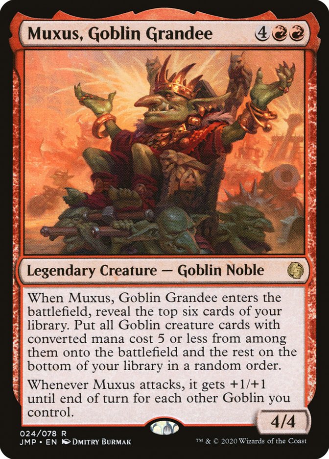 Muxus, Goblin Grandee [Jumpstart] | Play N Trade Winnipeg