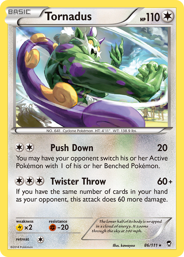 Tornadus (86/111) [XY: Furious Fists] | Play N Trade Winnipeg