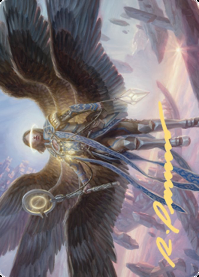 Angel of Destiny Art Card (Gold-Stamped Signature) [Zendikar Rising Art Series] | Play N Trade Winnipeg