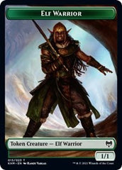 Elf Warrior // Servo Double-sided Token [Kaldheim Commander Tokens] | Play N Trade Winnipeg