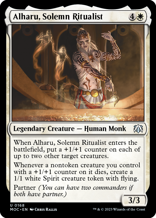 Alharu, Solemn Ritualist [March of the Machine Commander] | Play N Trade Winnipeg