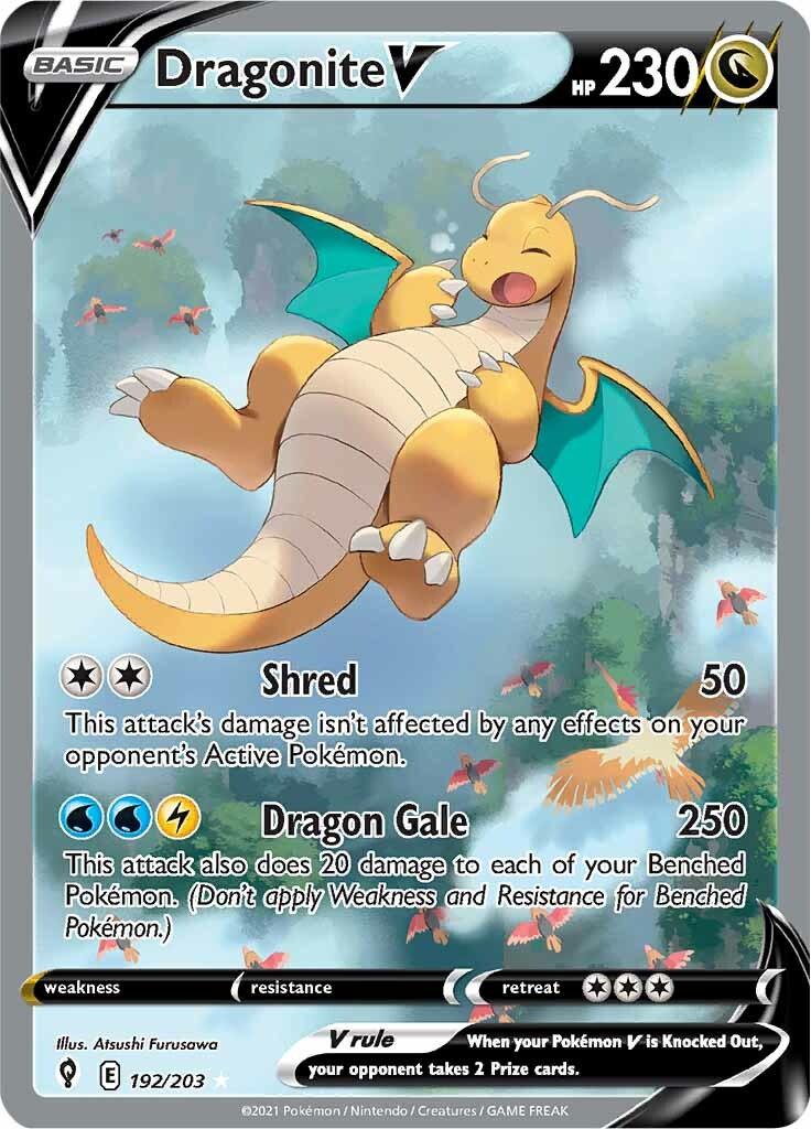 Dragonite V (192/203) [Sword & Shield: Evolving Skies] | Play N Trade Winnipeg