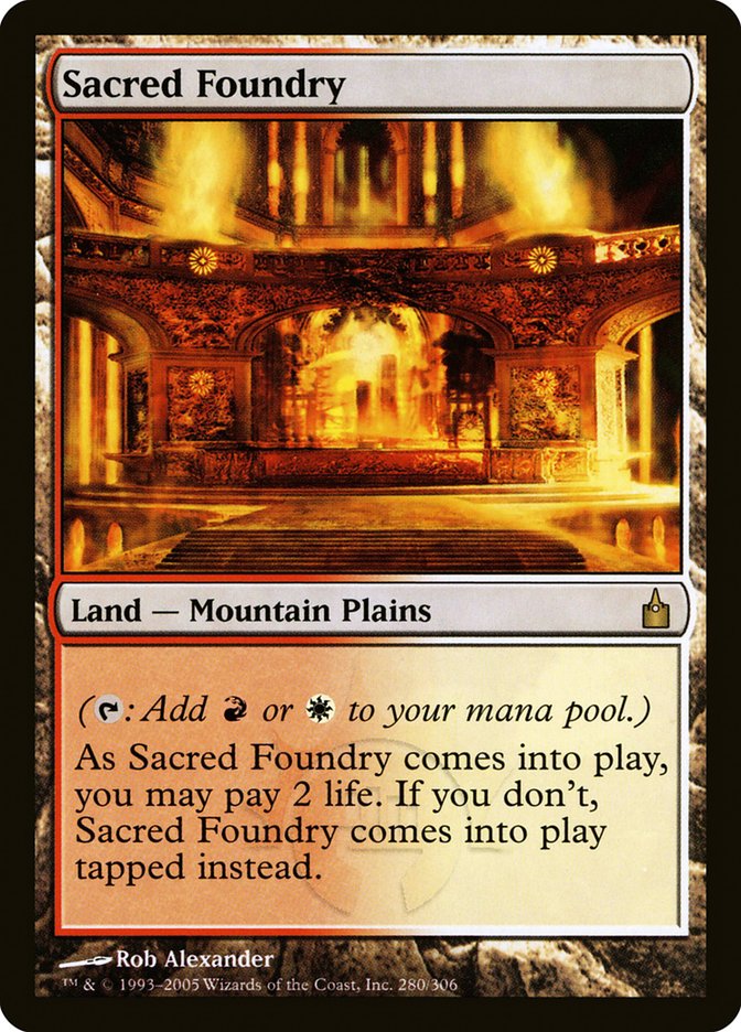 Sacred Foundry [Ravnica: City of Guilds] | Play N Trade Winnipeg