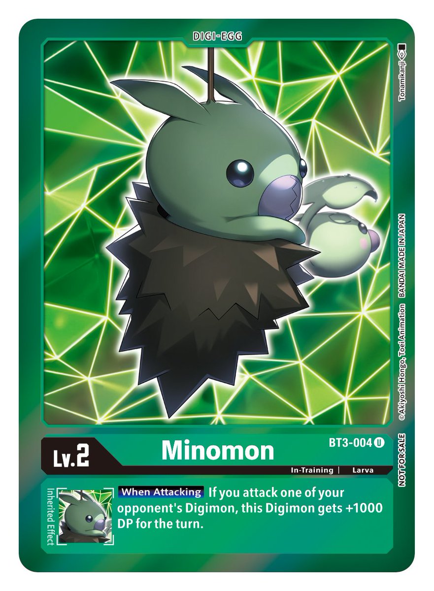 Minomon [BT3-004] (Event Pack 2) [Release Special Booster Ver.1.5] | Play N Trade Winnipeg