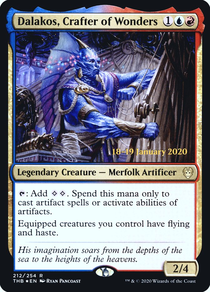 Dalakos, Crafter of Wonders [Theros Beyond Death Prerelease Promos] | Play N Trade Winnipeg