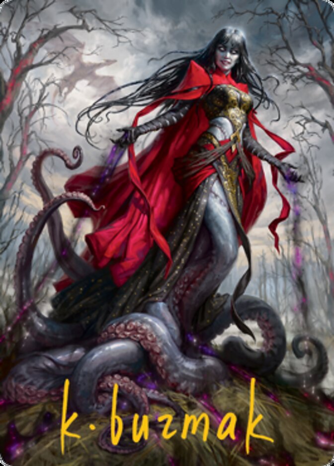 Geyadrone Dihada Art Card (54) (Gold-Stamped Signature) [Modern Horizons 2 Art Series] | Play N Trade Winnipeg