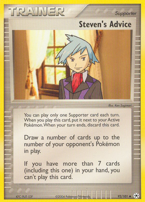 Steven's Advice (92/101) [EX: Hidden Legends] | Play N Trade Winnipeg