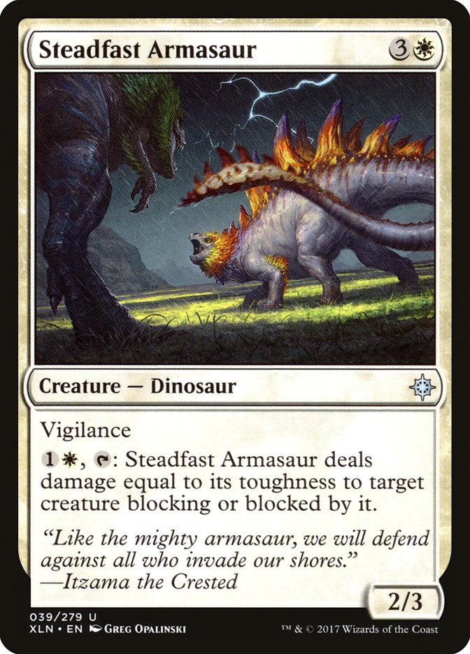 Steadfast Armasaur [Ixalan] | Play N Trade Winnipeg