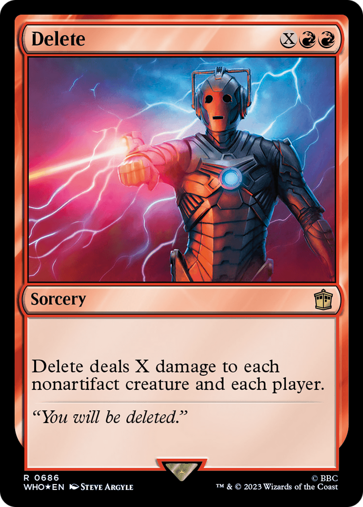 Delete (Surge Foil) [Doctor Who] | Play N Trade Winnipeg