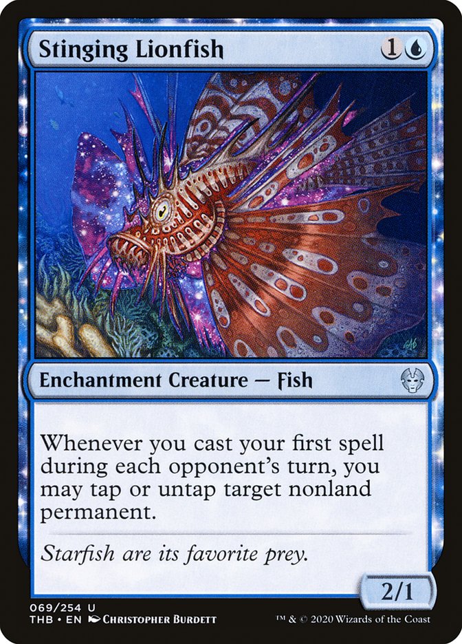 Stinging Lionfish [Theros Beyond Death] | Play N Trade Winnipeg