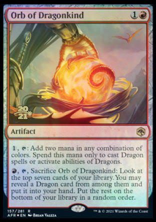 Orb of Dragonkind [Dungeons & Dragons: Adventures in the Forgotten Realms Prerelease Promos] | Play N Trade Winnipeg