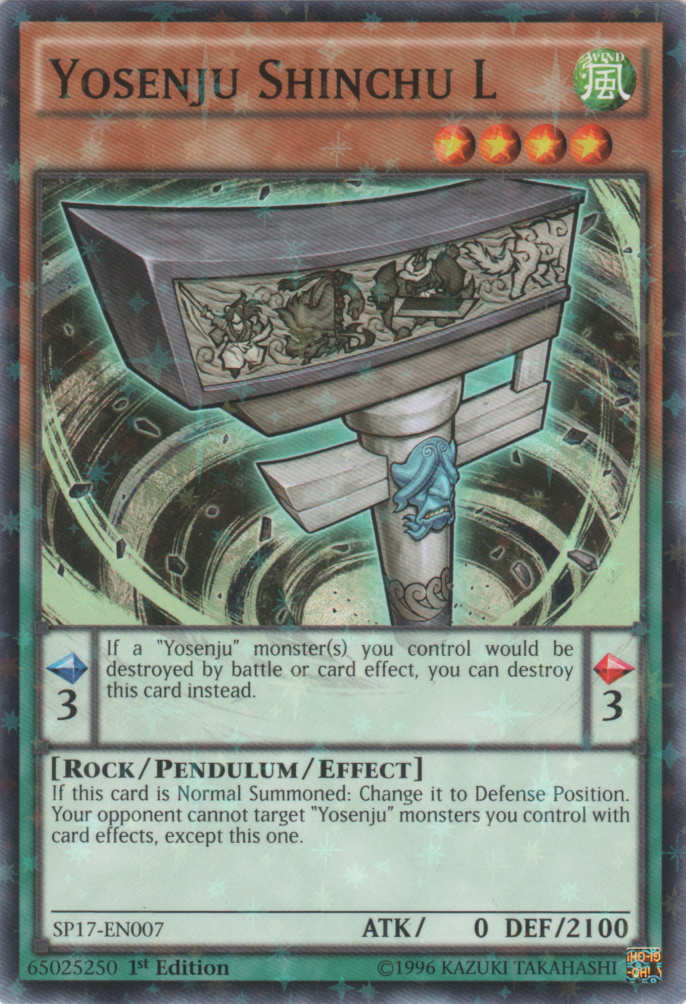 Yosenju Shinchu L [SP17-EN007] Starfoil Rare | Play N Trade Winnipeg